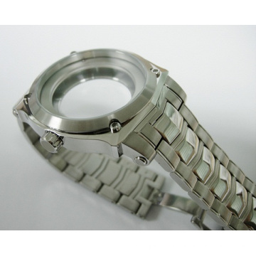 Boîtier en acier inoxydable 316L avec bracelet en acier pour hommes
